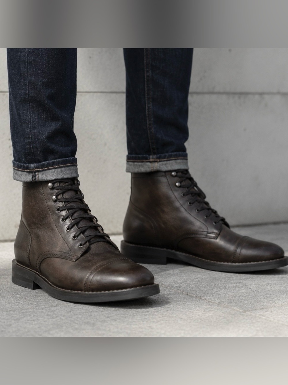 Thursday Boot Company $199 Captain Lace Up Leather Boots Men’s Sz 10.5
